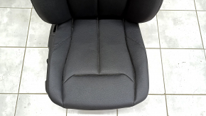 Passenger seat BMW 3 F30 12-18 with airbag, electric, black leather, for cleaning
