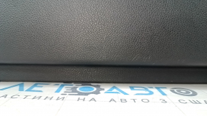 Door trim card front left Kia Optima 16- black, with black insert leather, armrest leather, scratches, dent, bump, abrasions