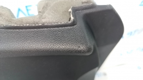Door trim card front left Kia Optima 16- black, with black insert leather, armrest leather, scratches, dent, bump, abrasions