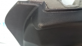 Door trim card front right Kia Optima 16- black, with black insert leather, armrest leather, butt, scratches, abrasions, tears