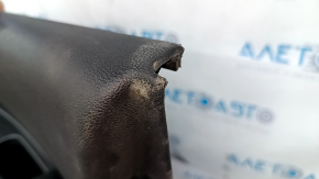 Door trim card front right Kia Optima 16- black, with black insert leather, armrest leather, butt, scratches, abrasions, tears