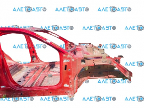 Front right quarter Ford Mustang Mach-E 21-23 red D4, on the body
