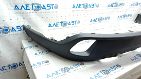 Rear bumper lip Toyota Highlander 14-19 structure, dented, scratches