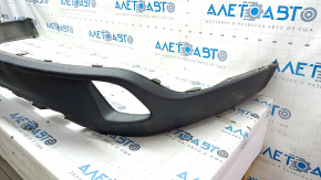 Rear bumper lip Toyota Highlander 14-19 structure, dented, scratches