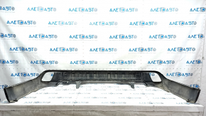 Rear bumper lip Toyota Highlander 14-19 structure, dented, scratches