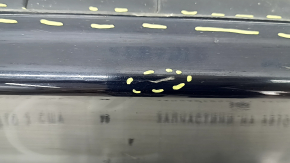 Threshold left BMW 3 F30 12-18 blue, dented, scratches