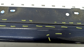 Threshold left BMW 3 F30 12-18 blue, dented, scratches