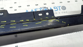 Threshold left BMW 3 F30 12-18 blue, dented, scratches