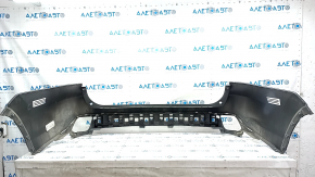 Rear bumper bare Toyota Highlander 14-19 without parking sensors, graphite