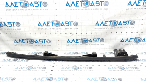 Rear bumper lip trim lower Toyota Highlander 14-19 structure, dents