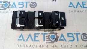 Front left window lift control Kia Optima 16- black, chrome inserts, 1 car
