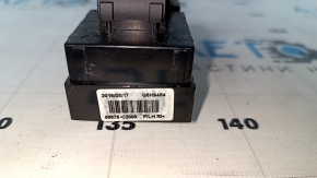Front right window lift control Hyundai Sonata 15-19 black, manual
