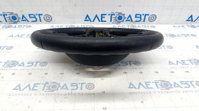 Bare steering wheel BMW 3 F30 12-18 leather black without heating, cracks, needs cleaning