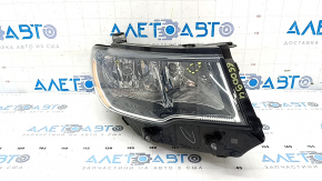 Headlight front right complete Jeep Compass 17- halogen, without fastening, sand, pokes