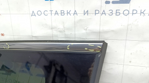 Window blind glass rear right Toyota Highlander 14-19 chrome, heated, scratches on chrome