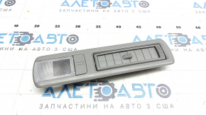 Ceiling light central left Toyota Highlander 14-19 gray, under the sunroof, with deflector