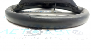 Naked steering wheel Toyota Highlander 14-19 leather, black, scratches, needs cleaning