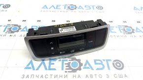 Climate control control 2 row Toyota Highlander 14-19 rubbed glass, scratches