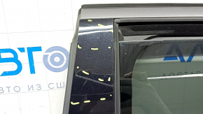 Door assembly rear left Jeep Compass 17- white PW3, tinted, dent, scratches on glass, scratches on trim