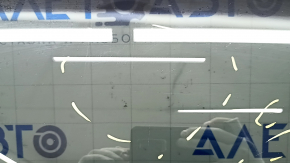 Door assembly rear left Jeep Compass 17- white PW3, tinted, dent, scratches on glass, scratches on trim