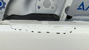 Bare front left door Jeep Compass 17- white PW3, made, dent, bumps, paint peeled