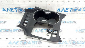 Center console trim cup holders Toyota Highlander 17-19 for heating, scratches