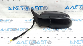 Side mirror left Toyota Highlander 14-19 7 pins, turn signal, heated, BSM, graphite, in film