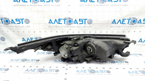 Headlight front left bare Toyota Highlander 17-19 halogen, light, crack, broken mount