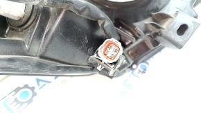Headlight front left bare Toyota Highlander 17-19 halogen, light, crack, broken mount
