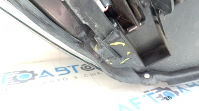Headlight front left bare Toyota Highlander 17-19 halogen, light, crack, broken mount