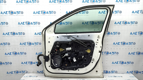 Door assembly front right Jeep Compass 17- keyless, white PW3, Trailhawk, scratches on the overlay