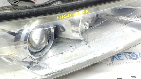 Headlight front right bare Toyota Highlander 17-19 halogen, light, driftwood, crack