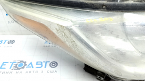 Headlight front right bare Toyota Highlander 17-19 halogen, light, driftwood, crack