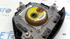 Airbag in the steering wheel driver Toyota Highlander 14-19 black, rusty pyropatron, chrome is used