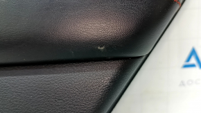 Door trim card rear right Jeep Compass 17-21 leather black with red stitching, Trailhawk, tear
