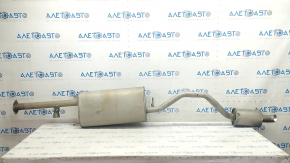 Muffler rear part with barrel Toyota Highlander 17-19 3.5 broken mount