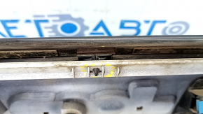 Jeep Compass 17 tailgate trim - under glass, gray molding, broken fasteners