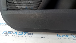 Door trim card front right Ford Fusion mk5 13-16 black leather, leather armrest, scuffs, tear, dent