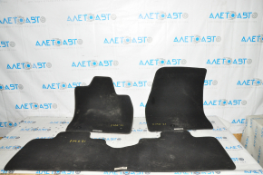 Set of floor mats for Ford Mustang Mach-E 21-23 cloth black