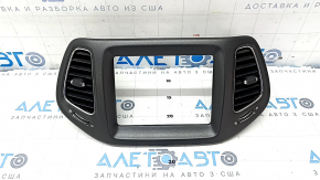 Dashboard air deflector center Jeep Compass 17-graphite, under 8.4" inches