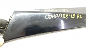 Glass molding left Jeep Compass 17- side, black gloss, scratches