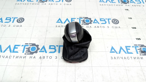 Gear knob VW Passat b7 12-15 USA with cover, leather black, rubbed