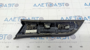 Glass molding right Jeep Compass 17- side, black gloss, scratches
