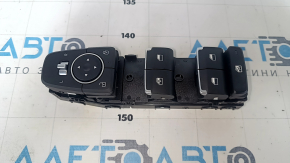 Front left window lift control Hyundai Sonata 20-23 black