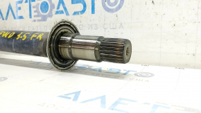 Drive axle shaft front right Toyota Highlander 17-19 3.5 FWD, defect of outer CV joint thread