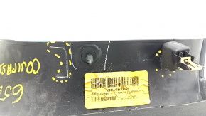 Upper left tailgate trim Jeep Compass 17 - black, broken fastener, whitened plastic, scratches