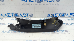 Upper right tailgate trim Jeep Compass 17 - black, broken fastener, whitened plastic