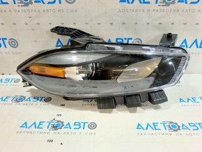 Headlight front right bare Dodge Dart 13-16 halogen black
