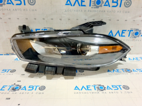 Headlight front left bare Dodge Dart 13-16 halogen black