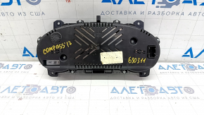 Jeep Compass 17 instrument cluster - large display 94k, scratches, cracks, air